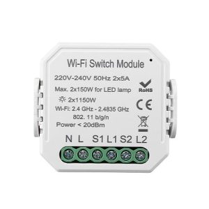 مینی رله پشت کلید Wifi